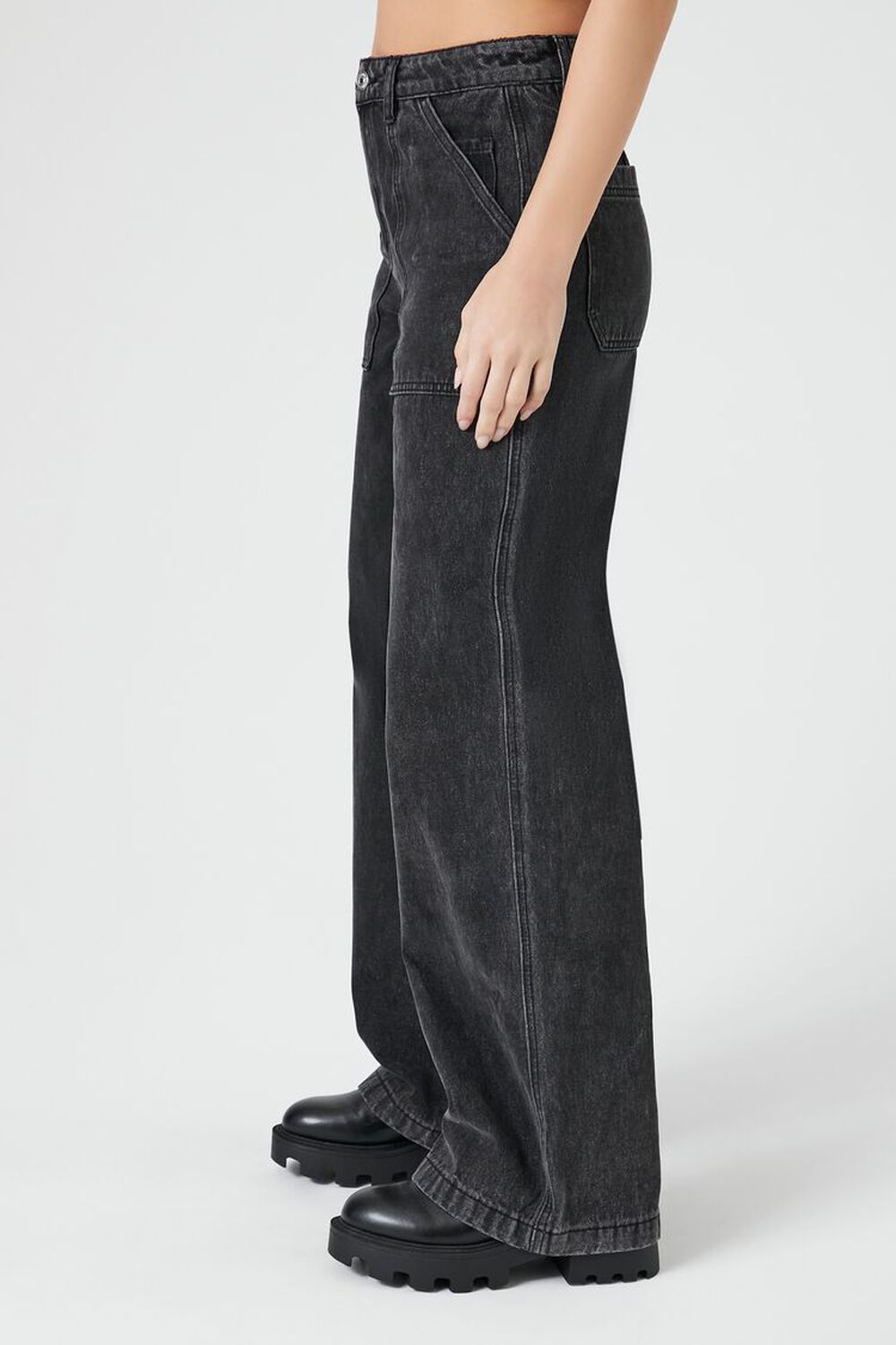 High-Rise Straight-Leg Jeans